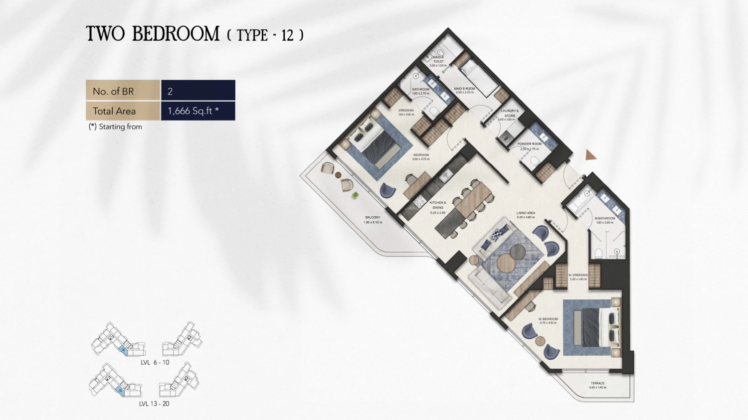 2 BR - Type B